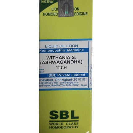 SBL Homeopathy Withania S (Ashwagandha) Dilution