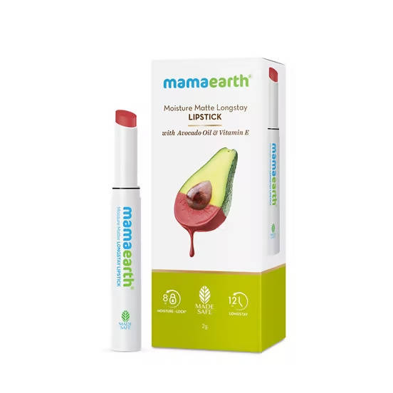 Mamaearth Moisture Matte Long Stay Lipstick-Raspberry Scarlet - Limited Time Offer