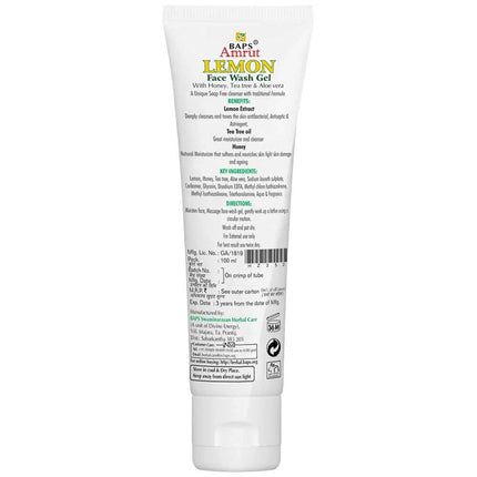 Baps Amrut Lemon Face Wash Gel