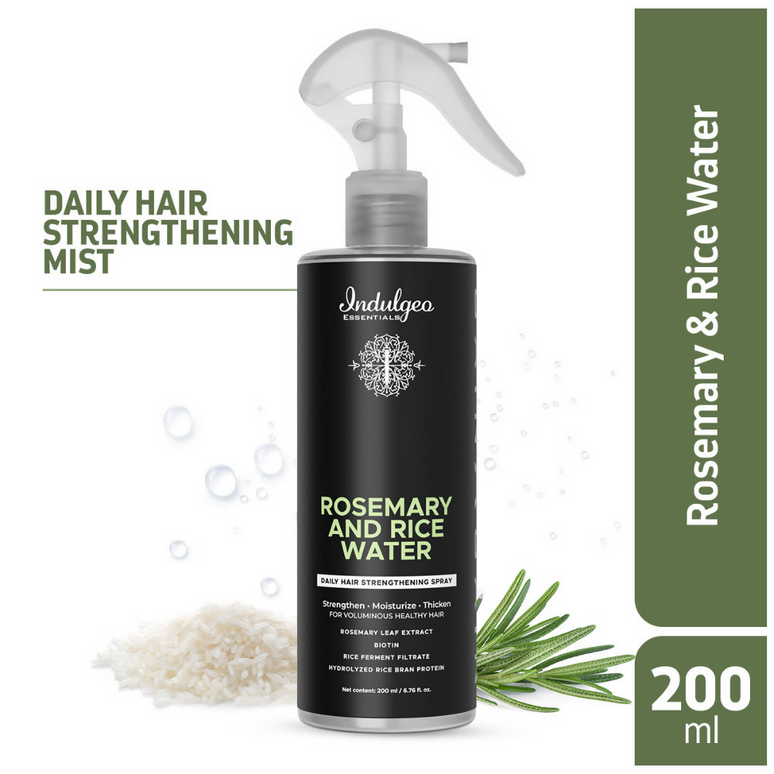 Indulgeo Essentials Rosemary And Rice Water Hair Growth Spray