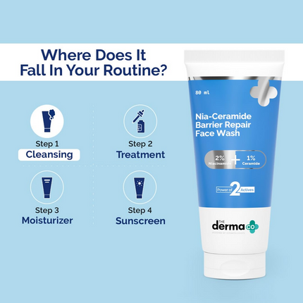 The Derma Co Nia-Ceramide Barrier Repair Face Wash