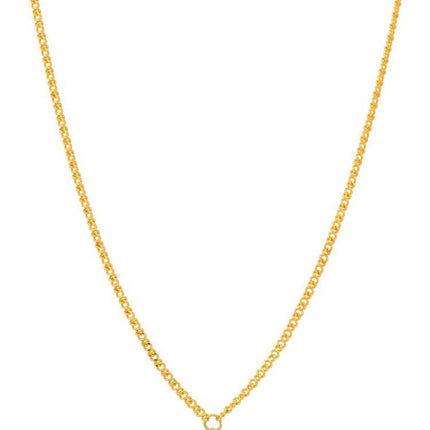 Minimalist Kundan Gold Necklace - Ruby Raang