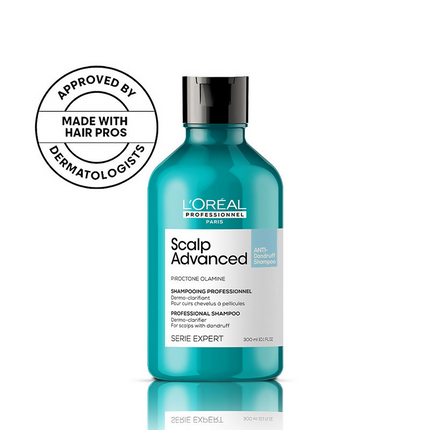 L'Oreal Professionnel Scalp Advanced Anti-Dandruff Dermo-Clarifier Shampoo + Metal Dx Hair Mask