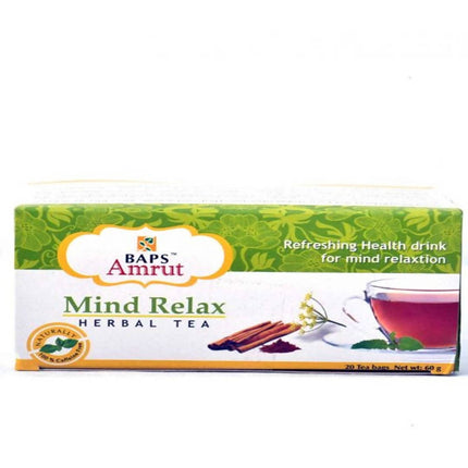 Baps Amrut Mind Relax Herbal Tea Bags