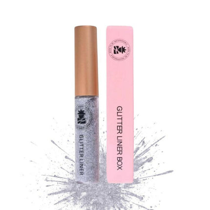 BOBI Glitter Eyeliner Silver Diamond Sparkle Finish