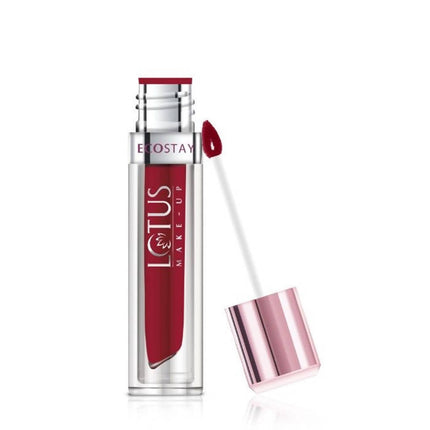 Lotus Make-Up Ecostay Matte Lip Lacquer - Red Fantasy (4 Gm)