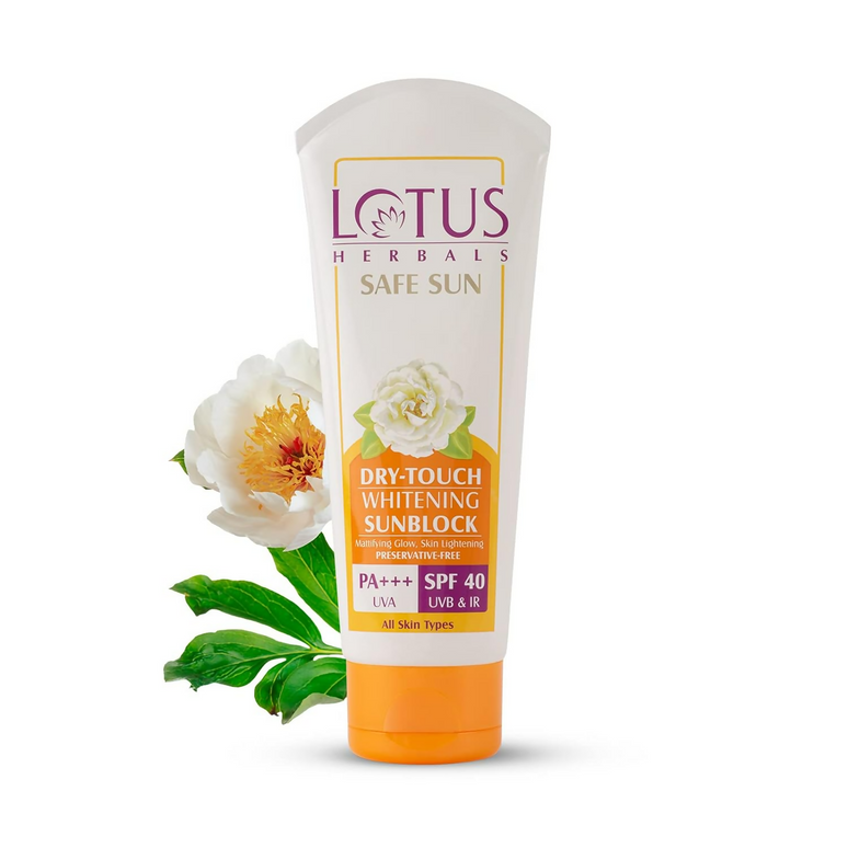 Lotus Herbals Safe Sun Dry Touch Whitening Sunscreen SPF 40 PA+++
