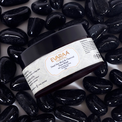 Evaraa Essential Dead Sea Mud and Charcoal Face Mask