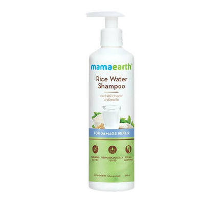 Mamaearth Rice Water Shampoo with Rice Water & Keratin