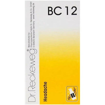 Dr. Reckeweg Bio-Combination 12 (BC 12) Tablets