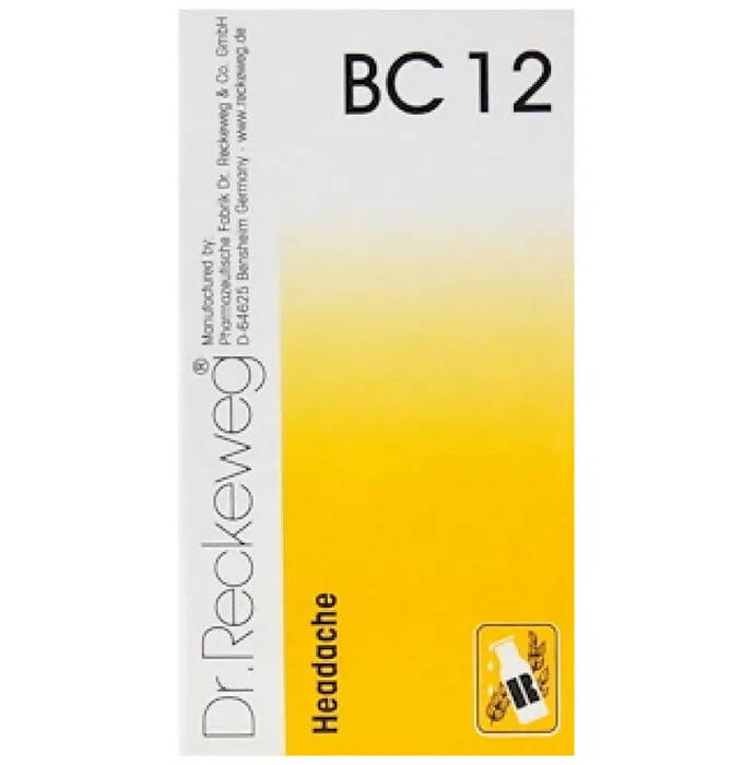 Dr. Reckeweg Bio-Combination 12 (BC 12) Tablets