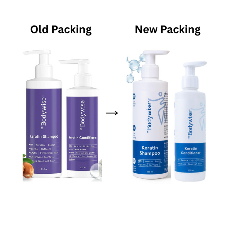 BeBodywise Keratin Shampoo and Conditioner