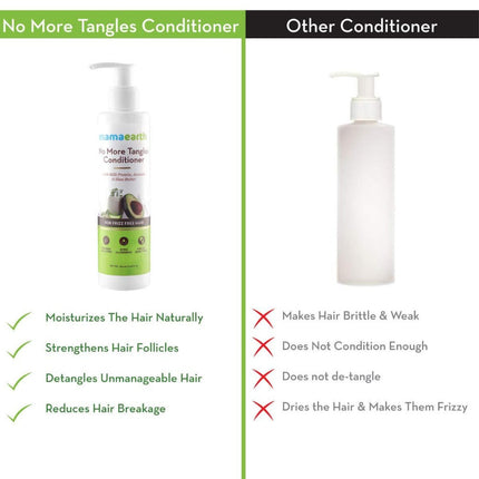 Mamaearth No More Tangles Conditioner For Frizz Hair
