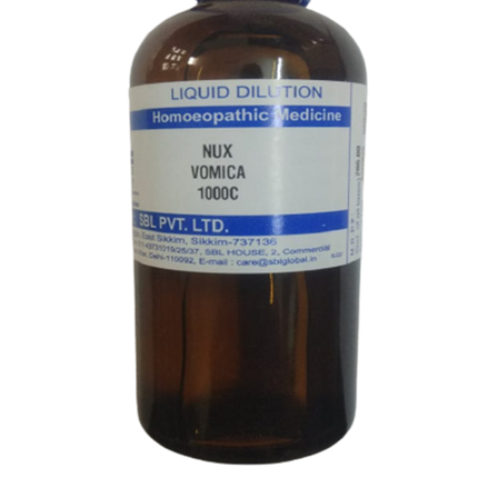 SBL Homeopathy Nux Vomica Dilution
