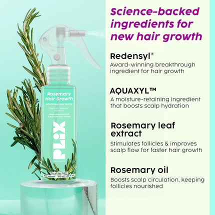 PLIX The Plant Fix Rosemary Hair Growth Advanced Hair Spray For Fuller, Thicker Hair