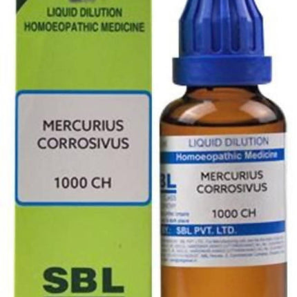 SBL Homeopathy Mercurius Corrosivus Dilution