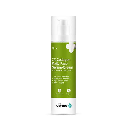 The Derma Co 1% Collagen Daily Face Serum-Cream
