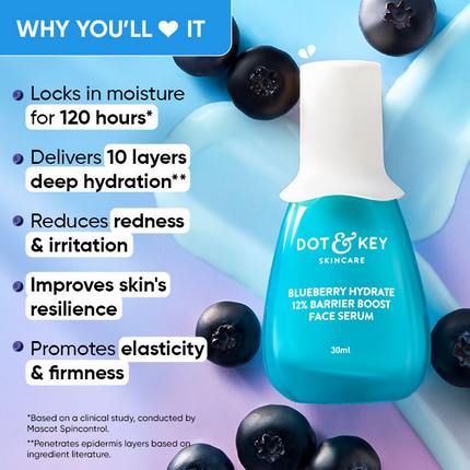 Dot & Key Blueberry Hydrate 12% Barrier Boost Face Serum