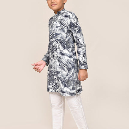 Joban Fashion Cotton red Kurta With Straight Fit Pant