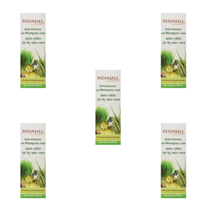 Patanjali Amla Aloevera with Wheat Grass Juice