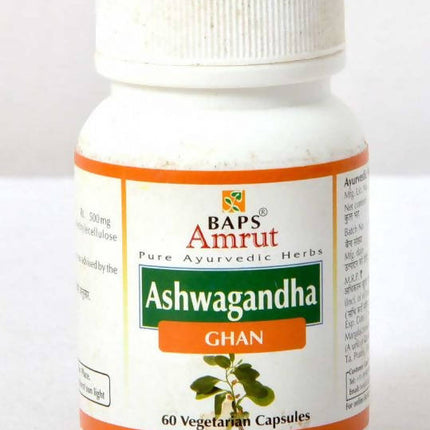 Baps Amrut Ashwagandha Ghan Capsules