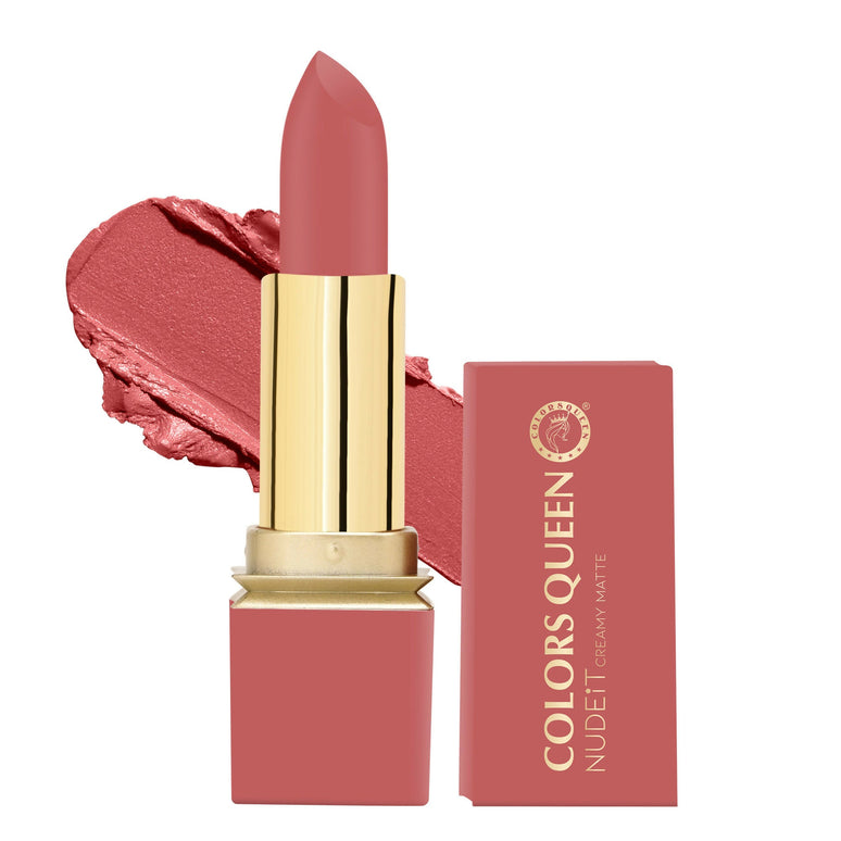 Colors Queen Nude It Creamy Matte Lipstick - Pink Blossom