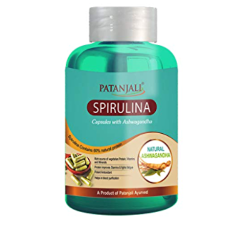 Patanjali Spirulina Capsules with Ashwagandha