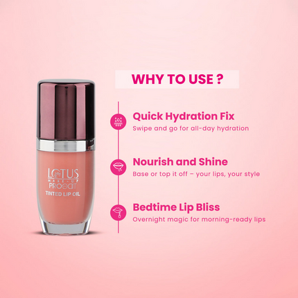 Lotus Make Up Proedit Tinted Lip Oils - Peach