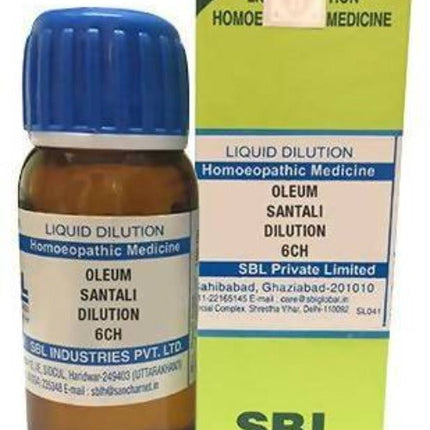 SBL Homeopathy Oleum Santali Dilution - Limited Time Offer