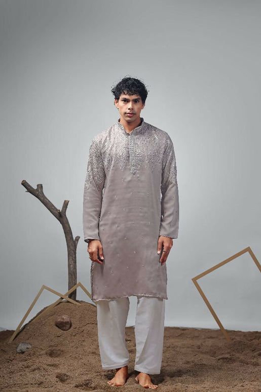 Modal Designer Embroidery Work Kurta Set - Mahotsav