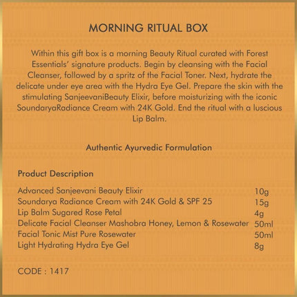 Forest Essentials Morning Ritual Box