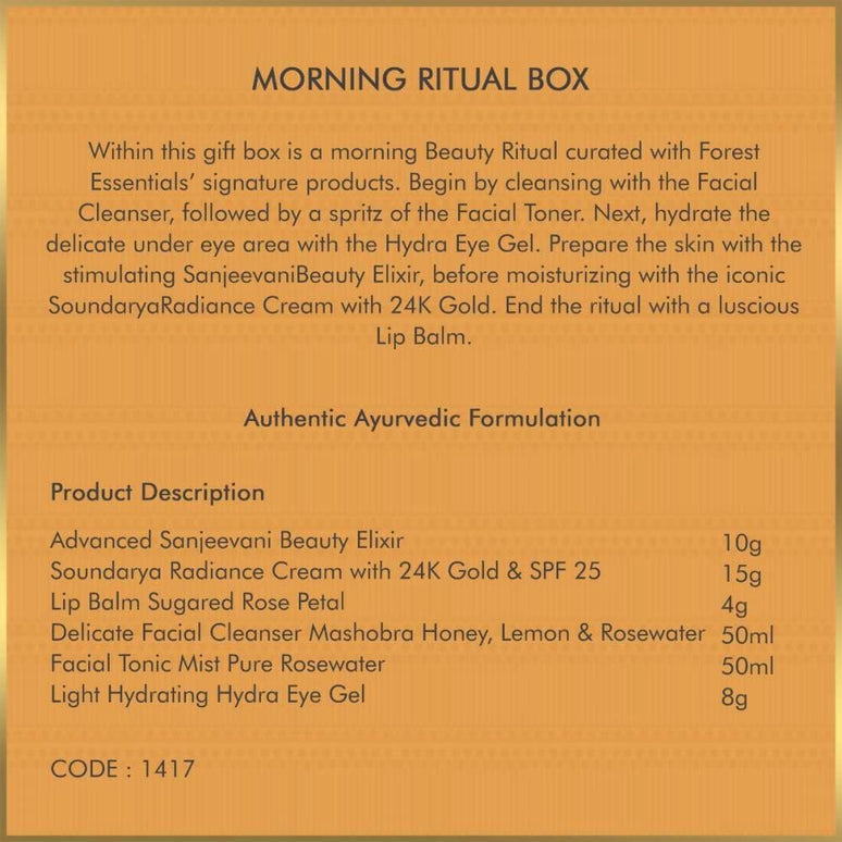 Forest Essentials Morning Ritual Box