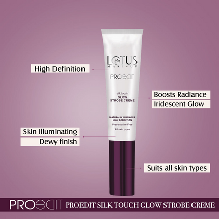 Lotus Make Up Proedit Silk Touch Glow Strobe Creme - Gold