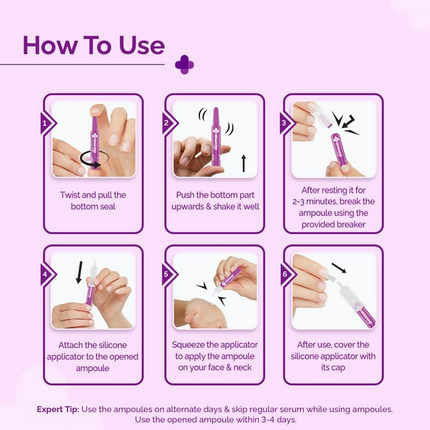 The Derma Co 15% Vitamin C Intense Brightening Ampoule Kit