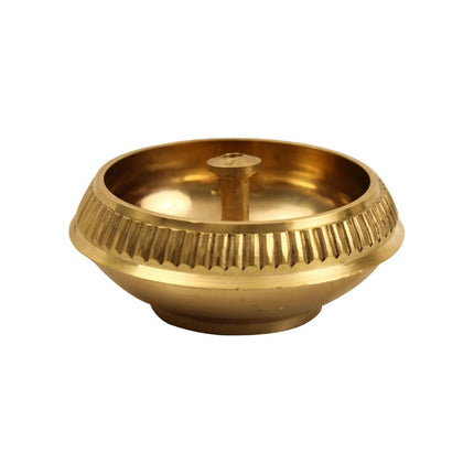 Spillbox Gold Toned Kuber Nandha Deep Pooja Essentials