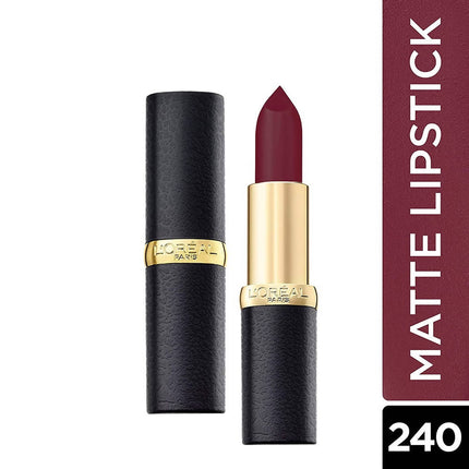 L'Oreal Paris Color Riche Moist Matte Lipstick - 240 Crimson En Scene