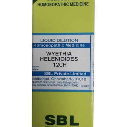 SBL Homeopathy Wyethia Helenioides Dilution