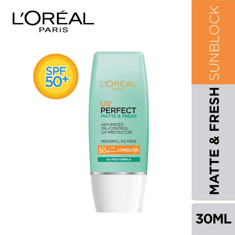 L'Oreal Paris UV Perfect Matte and Fresh Long UVA SPF 50+/PA++++