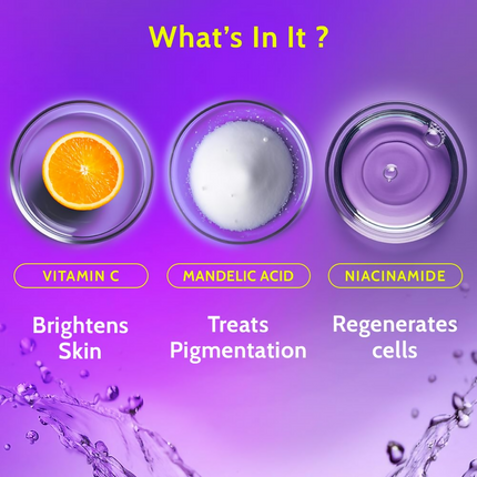 Chemist at Play Vitamin C Neck Knee Elbow Brightening Roll On for Men & Women