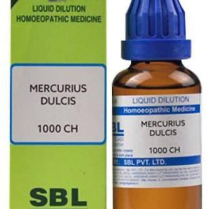 SBL Homeopathy Mercurius Dulcis Dilution