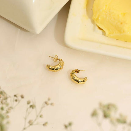 Half Moon Studs - Ruby Raang