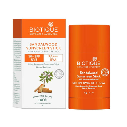 Biotique Sandalwood Sunscreen Stick SPF 50+