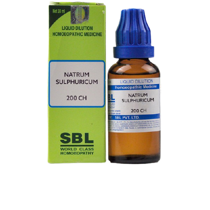 SBL Homeopathy Natrum Sulphuricum Dilution