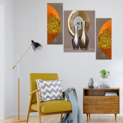 Tehzeeb Creations Set Of 3 Digital Wall Painting