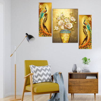 Tehzeeb Creations Set Of 3 Digital Wall Painting