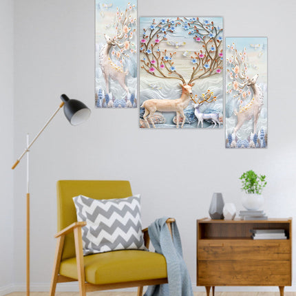 Tehzeeb Creations Set Of 3 Digital Wall Painting