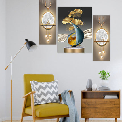 Tehzeeb Creations Set Of 3 Digital Wall Painting
