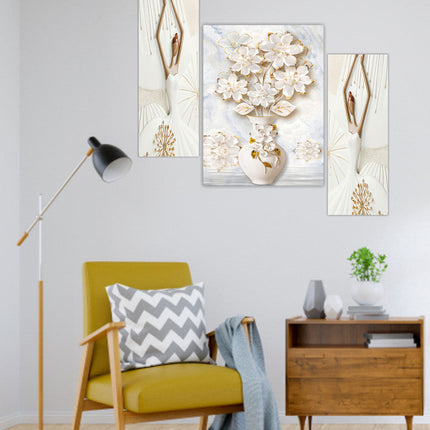 Tehzeeb Creations Set Of 3 Digital Wall Painting