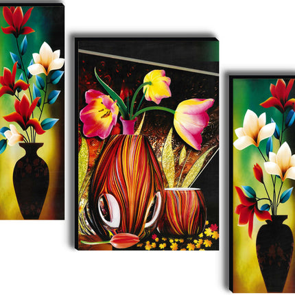 Tehzeeb Creations Set Of 3 Digital Wall Painting