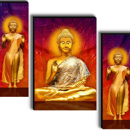 Tehzeeb Creations Set Of 3 Digital Wall Painting